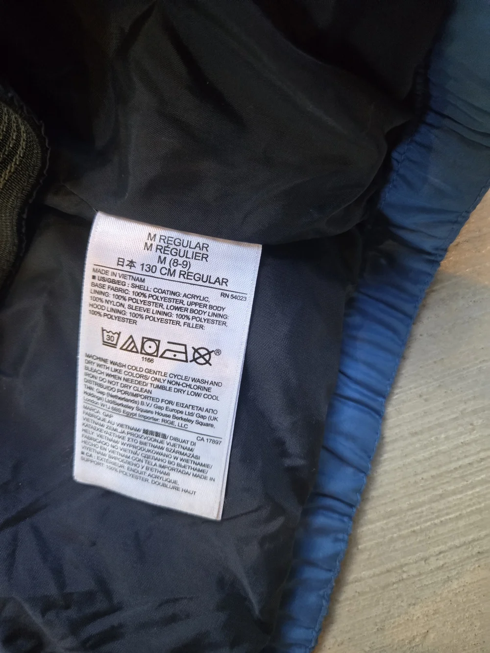 Boys's Blue Puffer Jacket - Insulated Winter Coat